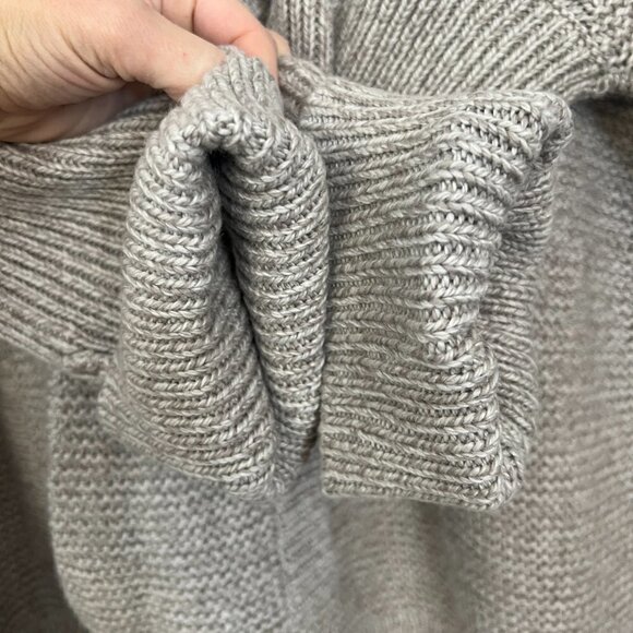 Part Two Tocca Wool Blend White Brown Oversize Long Pullover Knit Sweater Sz S - Picture 6 of 14